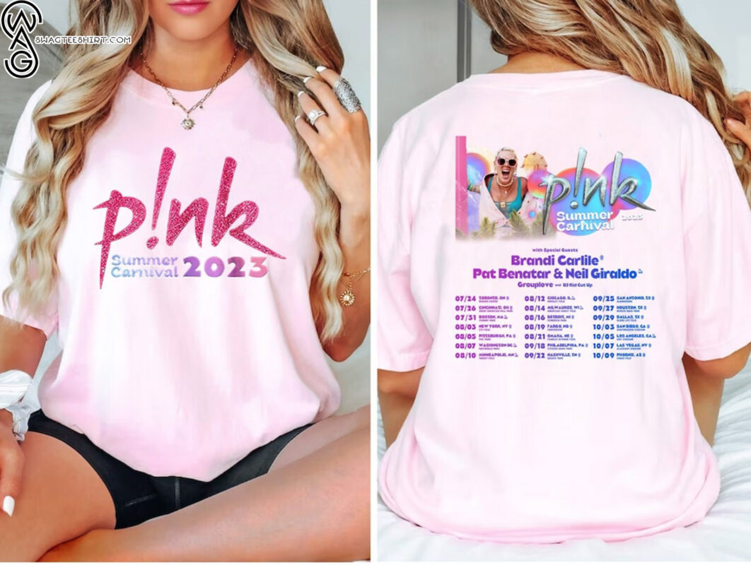 Radiate Joy with the Pink Summer Carnival Tour 2023 The Shirt Design You Can't Miss!